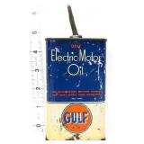 Vntg half pint Gulf Electric Motor oiler