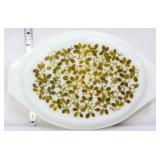 Vintage Pyrex olive & berry 945 casserole lid
