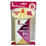 Vntg 4oz Hollingshead General Use Oil in org pack
