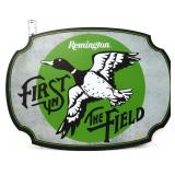 Metal 13.5x9.5 Remington First Field sign