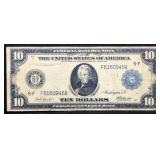 1913 Federal Reserve Of Atlanta $10 note