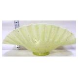 Northwood vaseline topaz banana bowl