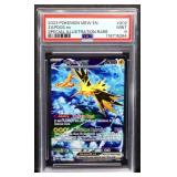 Graded Mint Pokemon 2023 Zapdos Ex card