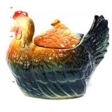Vintage chicken cookie jar, see photos