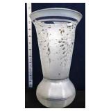 1920s Fenton etched wisteria 10in vase