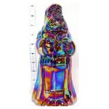 Fenton red carnival 9in Santa figure