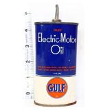 Vntg 4oz Gulf Electric Motor oiler