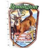 Metal 5.5x8.25 Remington Ammunition deer sign