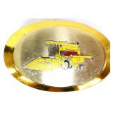 Metal combine belt buckle