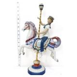 Lladro Boy On Carousel Horse figure, see pics