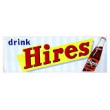Metal 18x6in Drink Hires sign