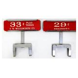 Lot of 2 vntg Woolworth