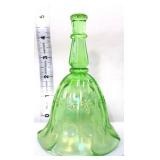 Fenton green iridescent daisy bell
