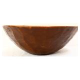 Vintage wood 11.75in round dough bowl