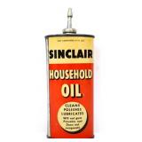 Vntg 4oz Sinclair Household oiler, full