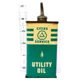 Vntg 4oz Cities Service Utility Oil can