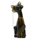 Fenton 11in smoke alley cat figure