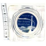 Vntg glass San Antonio World