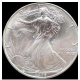 1995 silver eagle coin