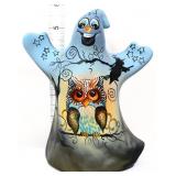 Fenton 6in night owl hand painted ghost figure