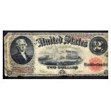 1917 $2 paper note