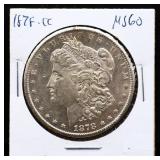 1878 Carson City Morgan silver dollar