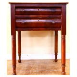 Vintage 2 drawer stand table see pics