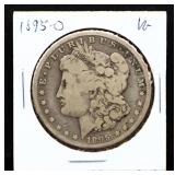 1895O Morgan silver dollar