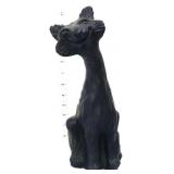 Fenton 11in black matte alley cat figure