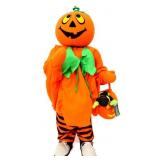 39in jack o lantern scarecrow plush figure NO SHIP