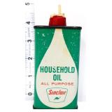 Vntg 4oz Sinclair Household Oil oiler can
