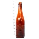 Vintage amber Anheuser-Busch bottle