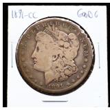 1891 Carson City Morgan silver dollar