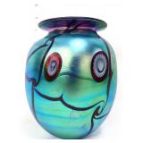 Robert Eickholt 7in art nouveau style vase