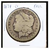 1878 Carson City Morgan silver dollar