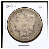 1903S Morgan silver dollar