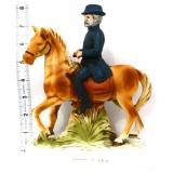 Vntg Grenadier Cream Sherry figural decanter