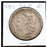 1879S Morgan silver dollar