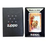 Zippo Cowboys Face Off lighter in org box
