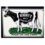 Porcelain Andy Rooney Hersheys Milk Chocolate sign