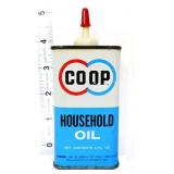 Vntg 4oz Co-Op Household oiler, full