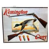 Metal 16x12.5 Remington Guns sign
