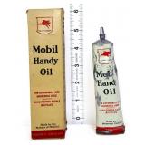 Vntg 2.5oz Mobil Handy Oil tube w/ org box