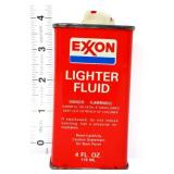 Vntg 4oz Exxon Lighter Fluid can