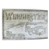 Metal Winchester belt buckle