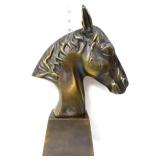 Metal 15in horse bust
