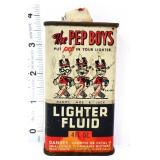 Vntg 4oz Pep boys Lighter Fluid can