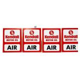Lot of 4 Kendall Air adv stickers