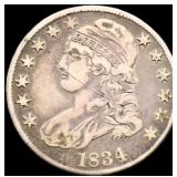 1834 bust half dollar