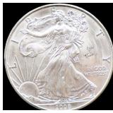 2008 silver eagle coin